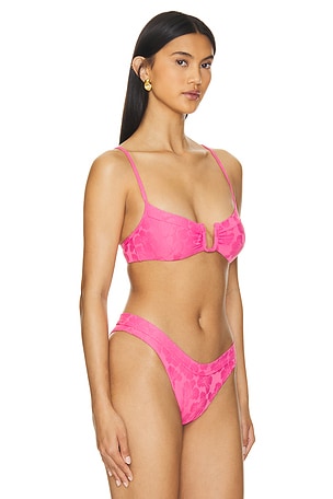 LSPACE Peyton Bikini Top in Pink