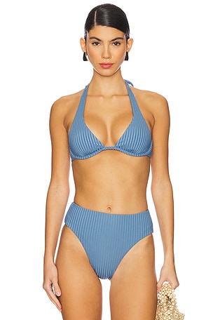 Eco Ocean Rib Isa Bikini Top LSPACE