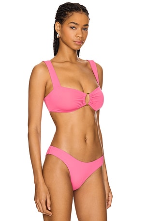 LSPACE Willow Bikini Top in Pink