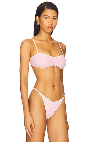 LSPACE Selena Bikini Top in Blush