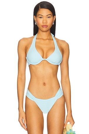 Eco Ocean Rib Isa Bikini Top LSPACE