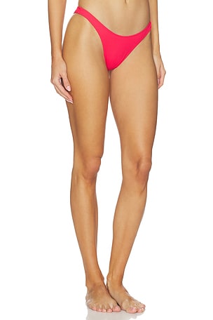 LSPACE Ribbed Donnie Bottom in Red