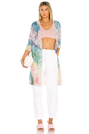 Le Superbe The Eclipse Cardigan in Tie Dye REVOLVE