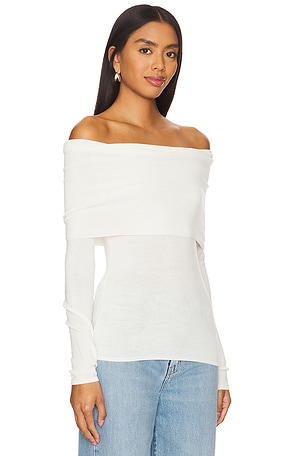 Le Superbe Clavicle Sweater in Ivory