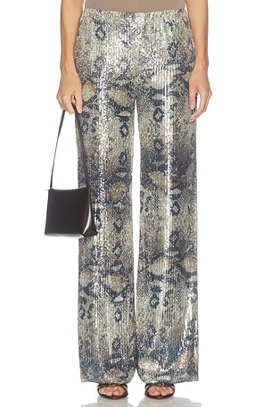 x REVOLVE Glossy Snake Lounge Pant Le Superbe