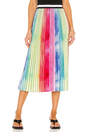 Rainbow watercolor skirt hotsell