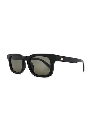 Le Specs Iceberg Sunglasses in Black