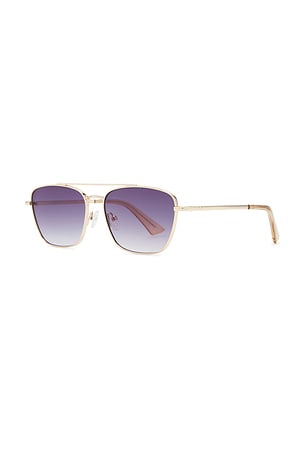 Le Specs Diametric Ii Sunglasses in Metallic Gold