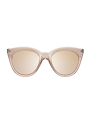 Le Specs Halfmoon Magic in Copper Copper Mirror REVOLVE