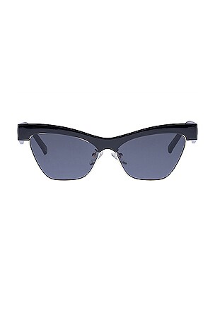 Le Specs Mountain High in Black, Gold, & Smoke Mono | REVOLVE display picture 1