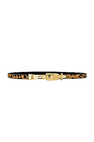 Lovestrength Tempe Belt in Cheetah The Woodmont Belt: Cheetah Print - Luxury Calf Hair Belt  main image 4
