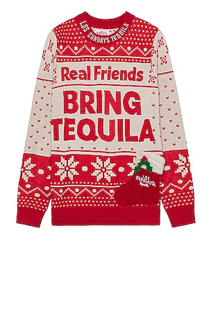Real Friends Holiday Sweater Los Sundays