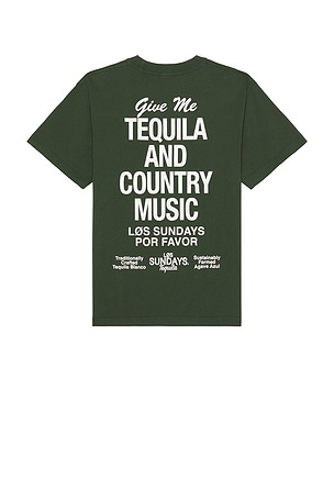 The Tequila And Country Music Tee Los Sundays