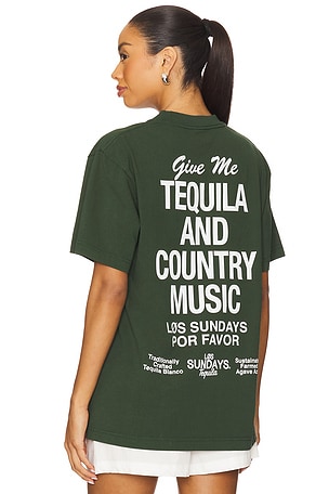 The Tequila And Country Music Tee Los Sundays