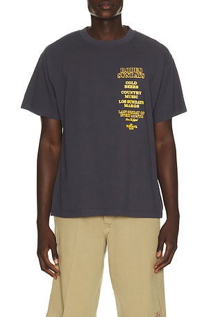 Los Sundays The Rodeo Sundays Tee in Navy