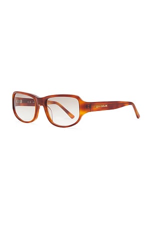Lu Goldie Cleo Sunglasses in Cognac
