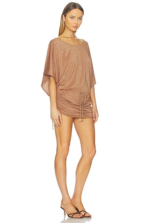 Luli Fama South Beach Dress in Brown