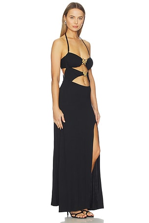Luli Fama x REVOLVE Cut Out Bandeau Long Dress in Black