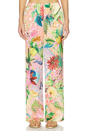 Elastic Waistband Pant Luli Fama