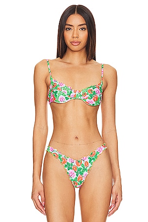 Strawberry Fields Wavy Luxe Bikini Top Luli Fama