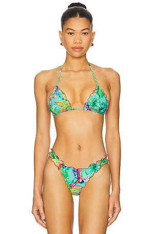 Caribbean Fantasy Triangle Bikini Top Luli Fama