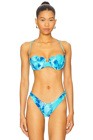 Scalloped Balconette Bikini Top Luli Fama