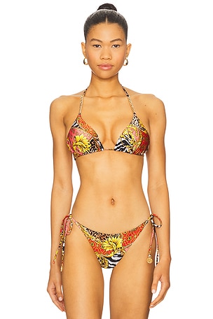 Chain Triangle Bikini Top Luli Fama