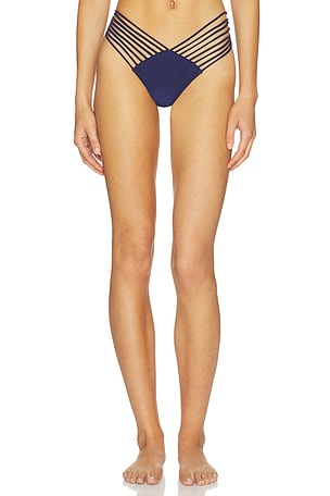 Cosita Buena Strappy Brazilian Ruched Back Bottom Luli Fama