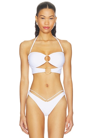 x REVOLVE Double Loop Bandeau Crop Top Luli Fama