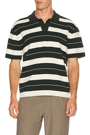 Knit Stripe Short Sleeve Polo Shirt lululemon