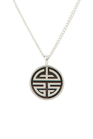 LOUPN Legacy Necklace in Metallic Silver