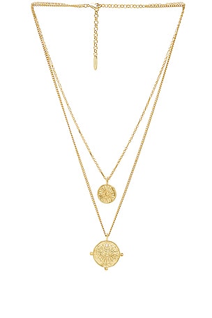 x REVOLVE The Double Coin Charm Necklace Luv AJ