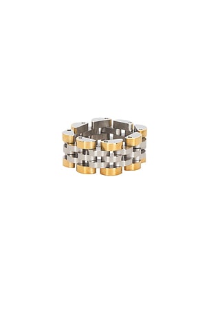 The Two Tone Timepiece Ring Luv AJ