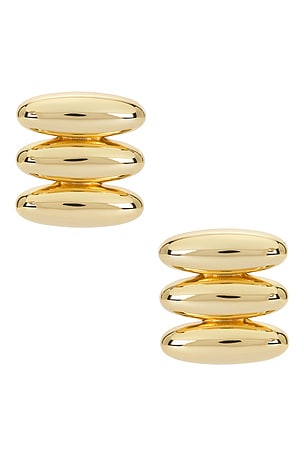 Milan Bead Stud Earrings Luv AJ