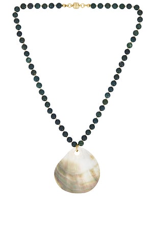 The Mallorca Shell Pendant Necklace Luv AJ