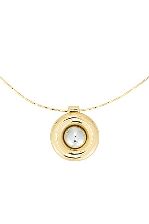 Luv AJ The Chrome Orb Pendant Necklace