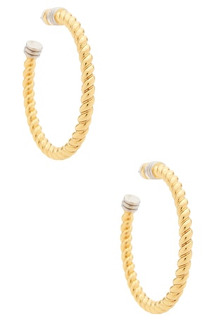 The Xl Sierra Rope Hoops Eaarring Luv AJ