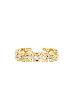 Luv aj brazalete noir en color oro metálico