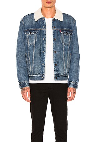 Levi's sherpa trucker needle park best sale