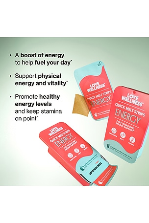 Love Wellness Quick Melt Strips Energy in Beauty: NA