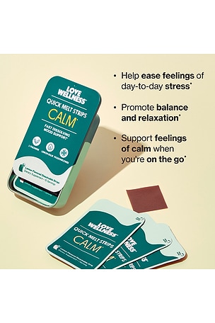 Love Wellness Quick Melt Strips Calm in Beauty: NA