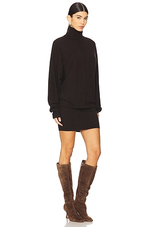 Lisa Yang Ellinora Dress in Brown