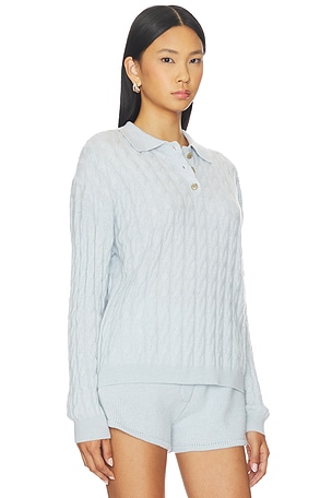 Lisa Yang Magnolie Sweater in Baby Blue