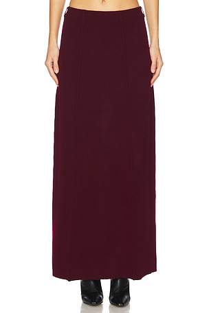 Ameline Skirt in Burgundy Lisa Yang