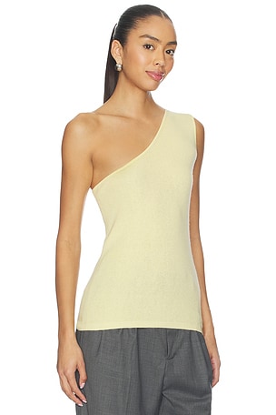 Lisa yang sorea top en color amarillo limon