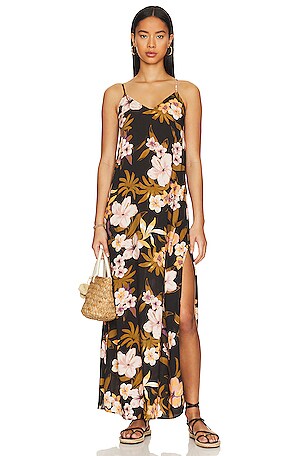Maaji Khaki Maxi Dress in Aloha | REVOLVE