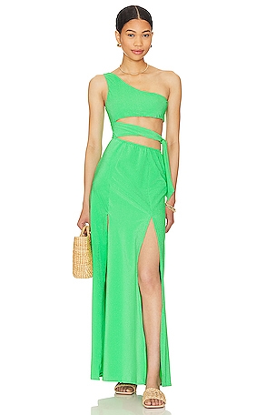 revolve green cut out dress x REVOLVE Sadie Gown