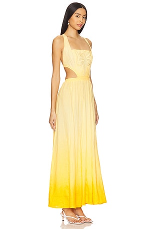 Maaji Boho Sunrise Canary Dress in Yellow