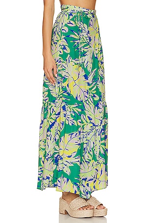 Maaji Autumn Wrap Skirt in Green