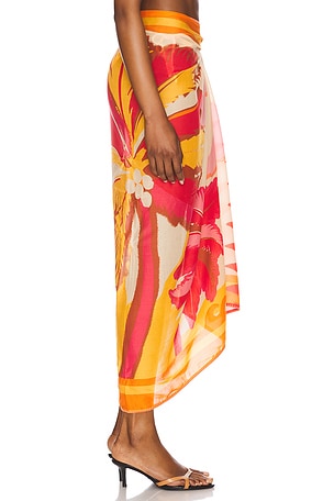 Maaji Summer Dunes Isla Sarong in Orange
